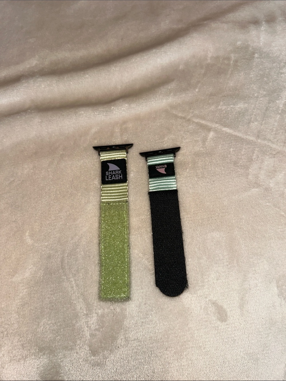 Shark Leash Green and Black Apple Watch Band